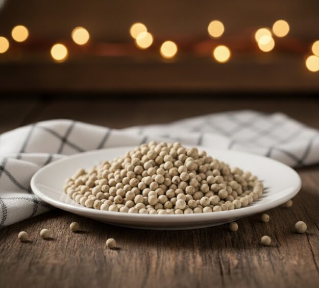 Premium Whole White Pepper – Bold Heat & Refined Flavor